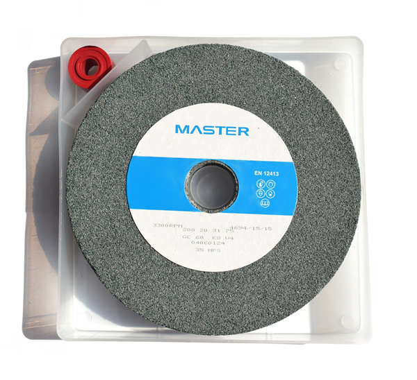 Master Grinding Wheel 200 x 20 x 31.75mm GC60 K8V - with storage box